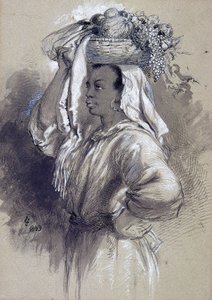Girl with Fruit