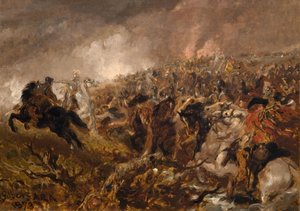 Preparing For The Charge by Sir John Gilbert