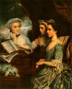 Mrs Paine and her Daughters by Sir Joshua Reynolds