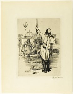The Bowman, Frontispiece from The Epic of Kings, Stories Retold from Firdusi