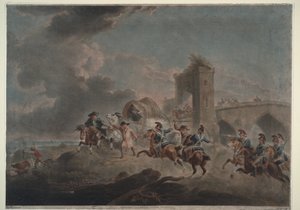Smugglers attacked by Sir Peter Francis Bourgeois