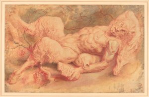 Pan Reclining by Sir Peter Paul Rubens
