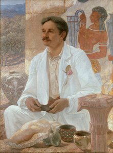 Sir Arthur Evans among the Ruins of the Palace of Knossos, 1907 by Sir William Blake Richmond