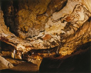 The Mythical Unicorn of Lascaux and other Lascaux paintings done over 17,000 years ago by Sisse Brimberg