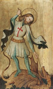 St. George as Dragon Slayer by Slowakischer Maler