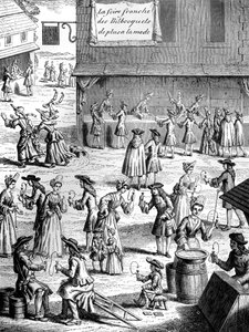 Cup and Ball Fair, During the Reign of Louis XIV, France by Smeeton