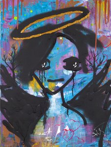 Crying Angel Figure
