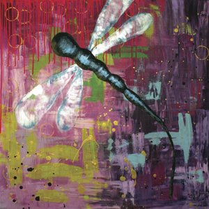 Vibrant Abstract Dragonfly