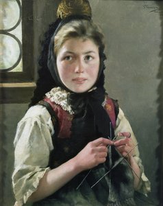 German Farmer Girl by Sofie Thomesen Werenskiold