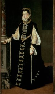 Isabella of Valois, Queen of Spain, wife of King Philip II of Spain by Sofonisba Anguissola