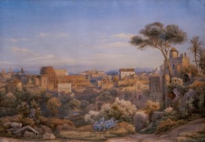 The Colosseum and the Forum, Seen from the West, Rome