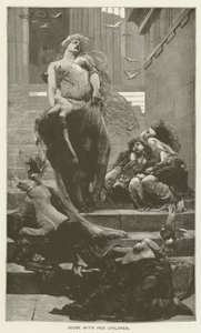 Niobe with Her Children by Solomon Joseph Solomon