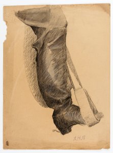 Boot, study for Equestrian Statue
