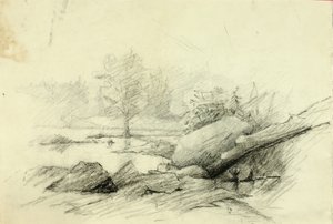 Landscape by Solon H. Borglum