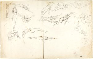 Nude Studies, Bell by Solon H. Borglum