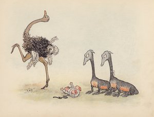 Illustration for Little Twin Dragons by Sophia Rosamond Praeger