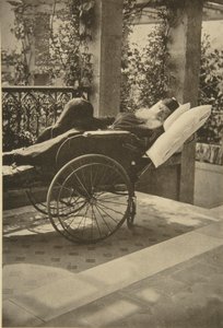 Russian Author Leo Tolstoy Recovering in Gaspra, Crimea, Russia, 1902 by Sophia Andreevna Tolstaya