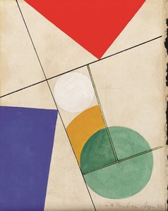 Composition by Sophie Taeuber-Arp