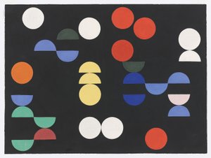 Composition with Circles and Semicircles by Sophie Taeuber Arp