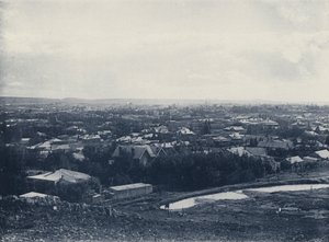 Doornfontein, Panorama from the Hill (b/w photo)