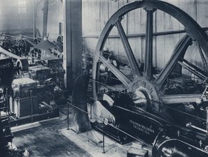 Interior, Engine and Dynamo Room, Crown Reef Gold Mining Company by South African Photographer