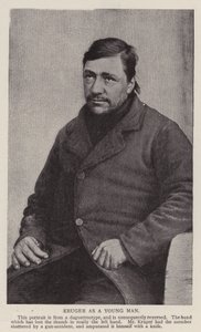 Kruger as a young man by South African Photographer