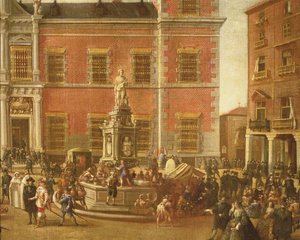 The Court Prison, Madrid by Spanish School
