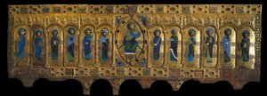 Altar facing of Saint Dominic of Silos, Church of St. Dominic of Silos, Spain by Spanish School