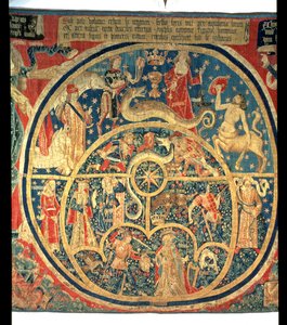 Astrological tapestry (detail) by Spanish School
