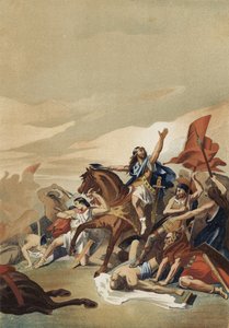 Battle of Tolbiac, 496 by Spanish School