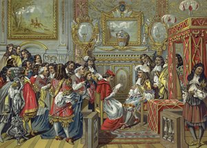Cabinet of Louis XIV of France by Spanish School