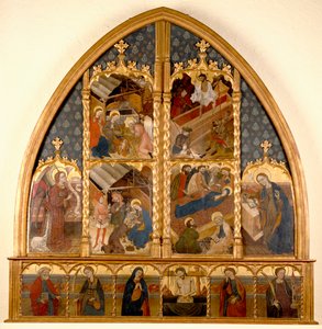 Catalonian Altarpiece, 1450-80 by Spanish School