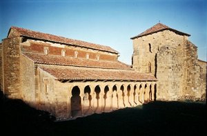 Church of San Miguel de Escalada by Spanish School