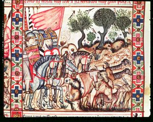 Turks and Moors Regaining their Land, from the Cantigas de Santa Maria by Spanish School