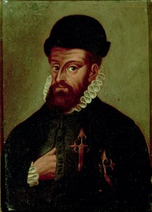 Francisco Pizarro (1478-1541) Spanish Conquistador by Spanish School