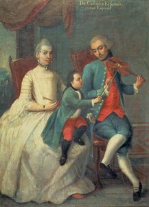 The Purebred Gentleman and His Spanish Wife Springs the Young Spaniard by Spanish School