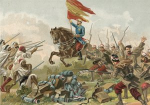 Heroism of General Prim at Castillejos, Morocco, 1859