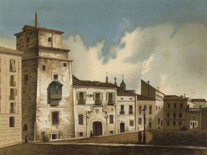 House where Francis I of France was imprisoned, Madrid, 1525-1526 by Spanish School