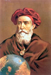 Vasco da Gama (c.1469-1525) Portuguese Navigator by Spanish School
