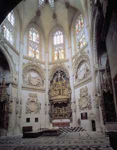 Interior view of the Capilla del Condestable, late 15th century by Spanish School