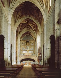 Interior view of the church