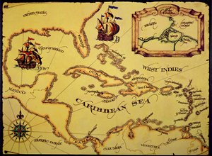Map of the Spanish Main