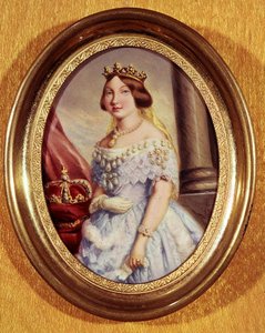 Miniature portrait of Queen Isabella II