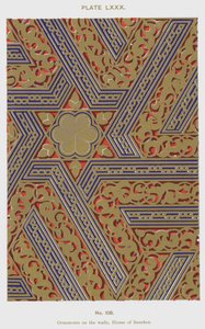 Ornaments on the walls, House of Sanchez by Spanish School