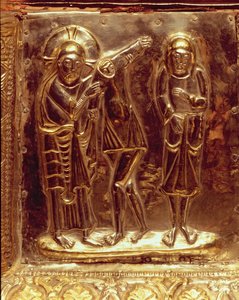 Panel from a reliquary containing the remains of St Isidore