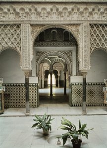 Patio de las Munecas, 12th-14th century by Spanish School