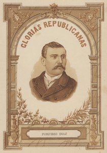 Porfirio Diaz, Mexican soldier and politician by Spanish School