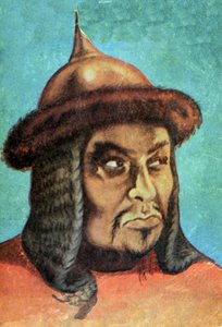 Portrait of Genghis Khan (Temudjin) by Spanish School