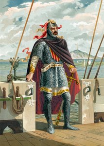 Roger of Lauria, Loria or de Lluria by Spanish School