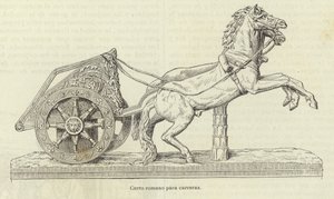 Roman Chariot Race by Spanish School